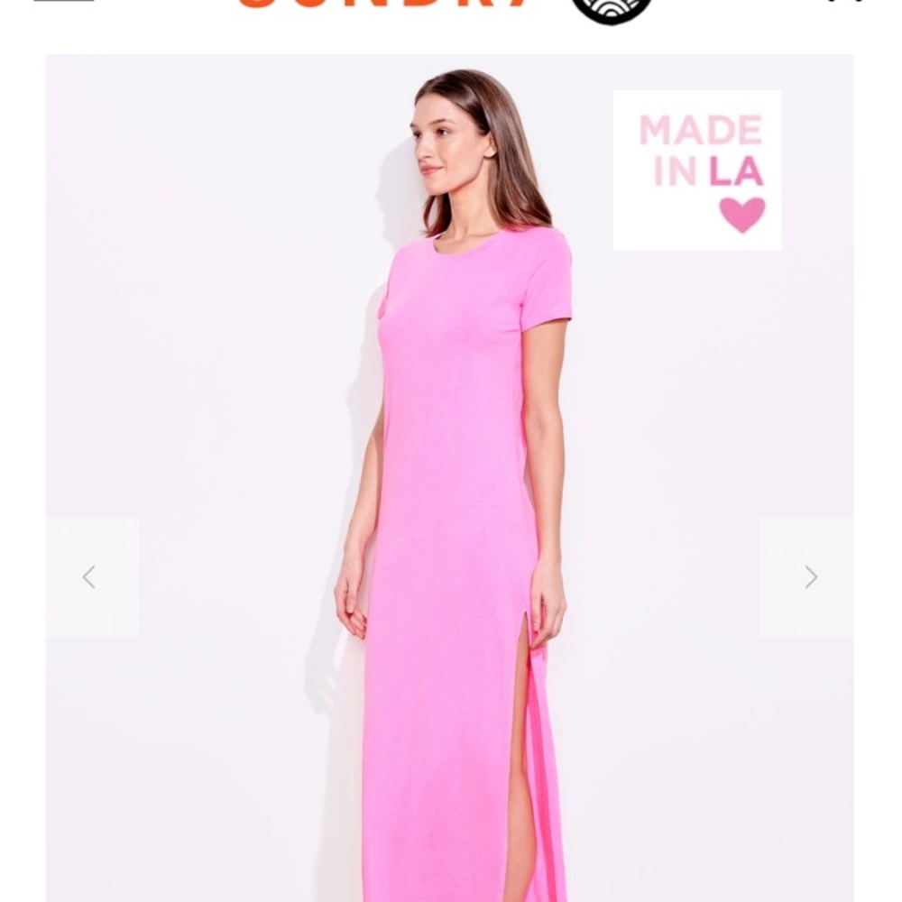 Sundry long dress  Hot pink